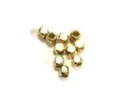 petit cube arrondi en laiton 2x2 mm plaqués en France, 3 couleurs - petit cube arrondi or