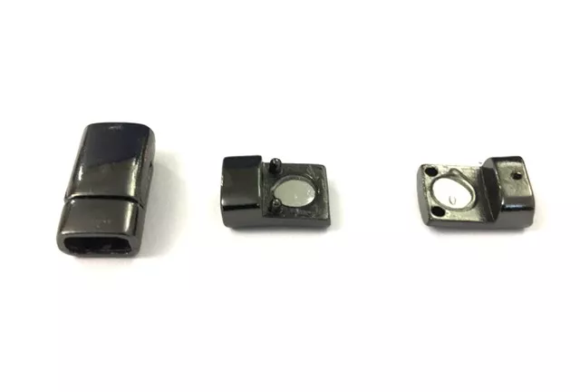 Fermoir aimanté 6x3 - Noir