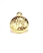 Boucles d'oreilles à clips avec motif - Or