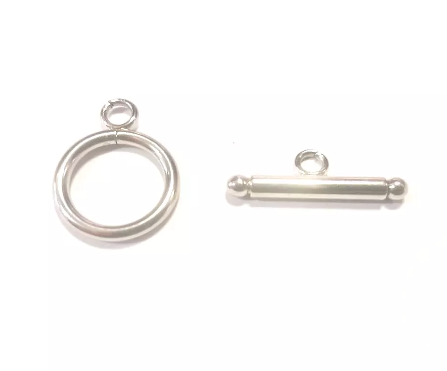 Fermoir T en ACIER - Argent Or