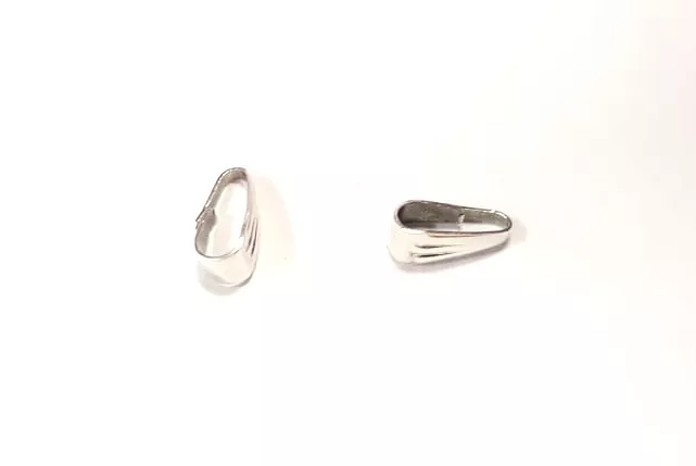 Petite bélière en laiton 9x3mm - Argent Or