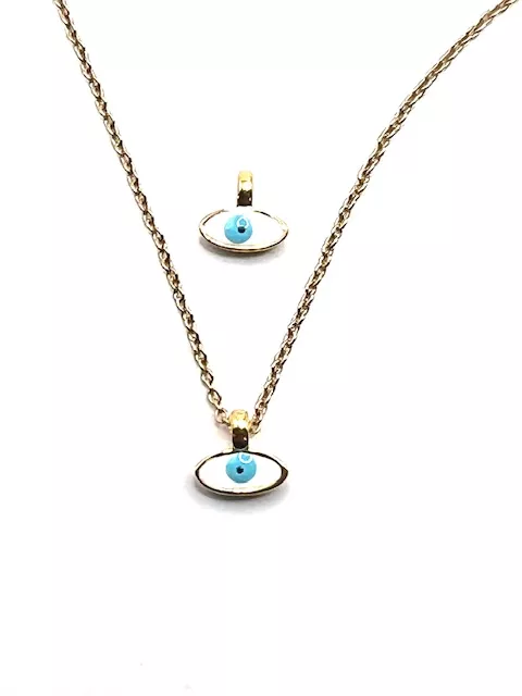 Pendant mauvaise oeil - Blanc