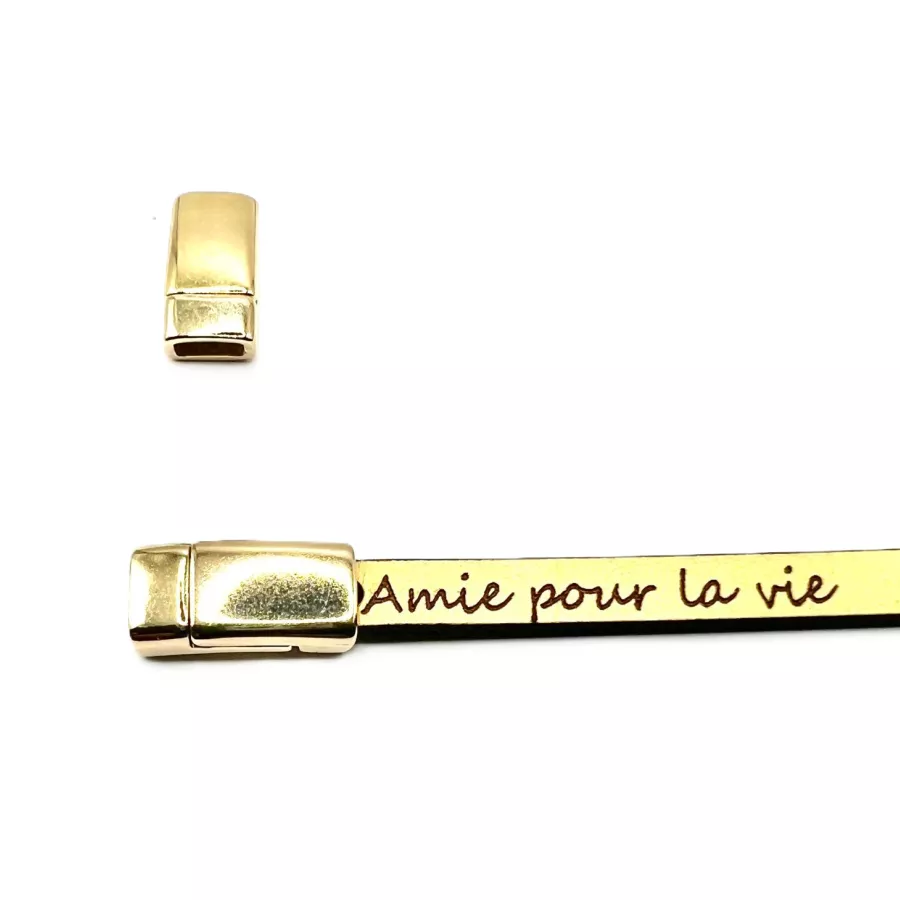 Fermoir aimanté 6mmx2mm - Or