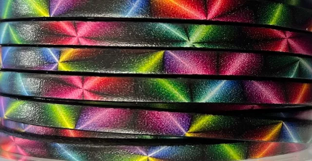 CUIRS DE VEAU IMPRIMES EN 5MM - Fuchsia fluo