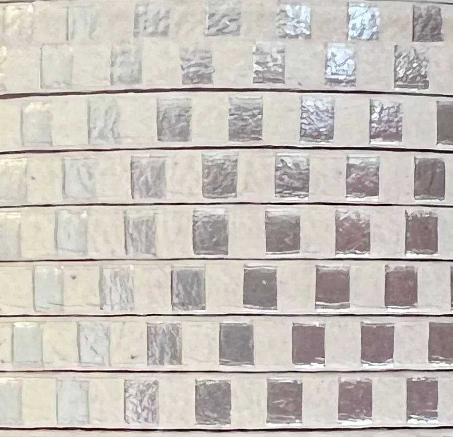 cuir de veau 3mm avec rayure - Argent