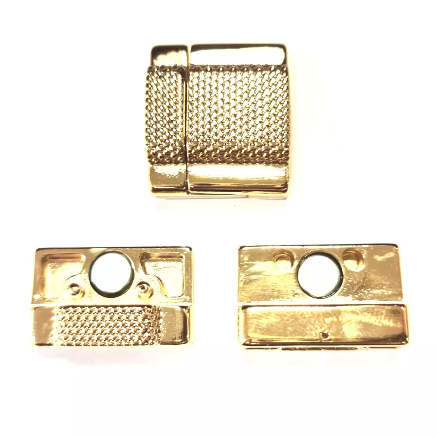 Fermoir aimanté 20mm pour double épaisseur - Or
