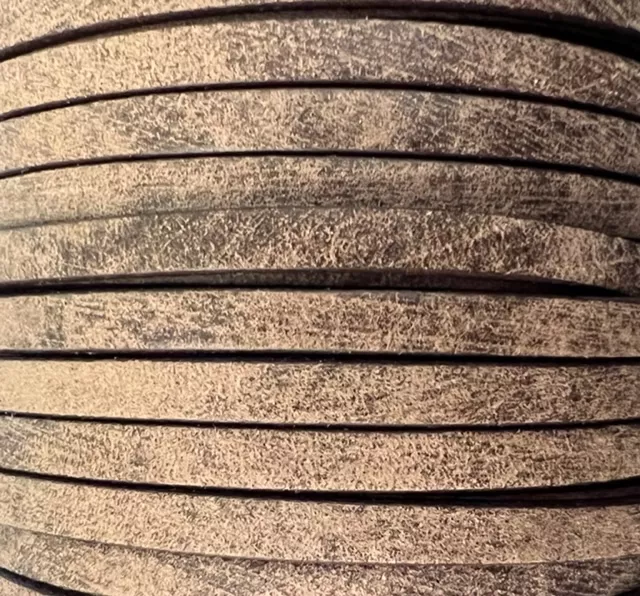 CUIR DE VEAU 5MM VINTAGE - Marron moyen