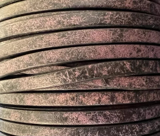 CUIR DE VEAU 5MM VINTAGE - Marron foncé