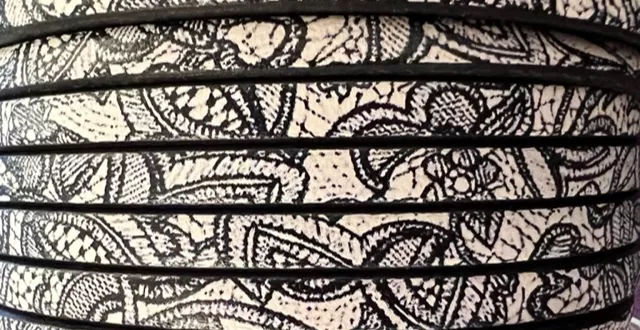 Imprimé veau en 5mm - Noir