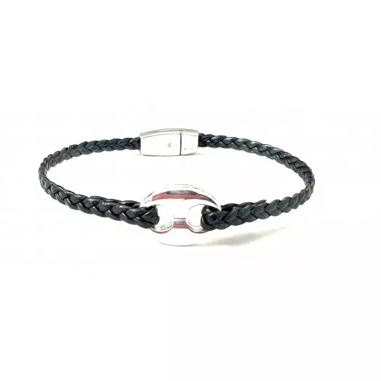 Intercalaire grain de café grande taille plaqué 10microns argent vif en FR ou or - Argent vif