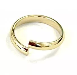 Grand anneau de montage 19mm plaqués or et argent vif en France - Or