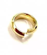 Anneaux de montage épais 13mm plaqués argent vif ou or en FRANCE - Or