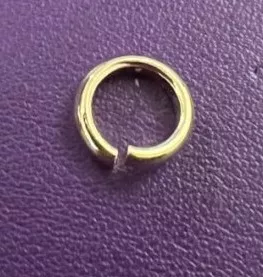 Anneaux de montage épais 11mm plaqués Argent vif et Or en France - Or