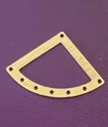 Intercalaire en laiton pour créer des Boucles d'oreilles pl en FR - Or