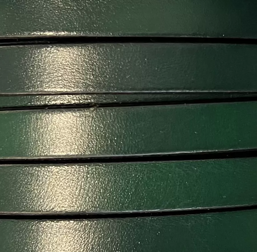 Cuir de Veau 10mm - Vert foncé
