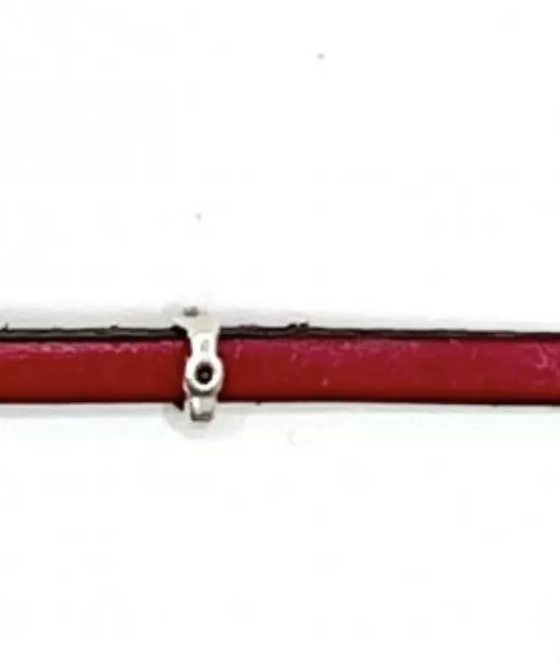 Passant pour cuir 3mm - Argent antique