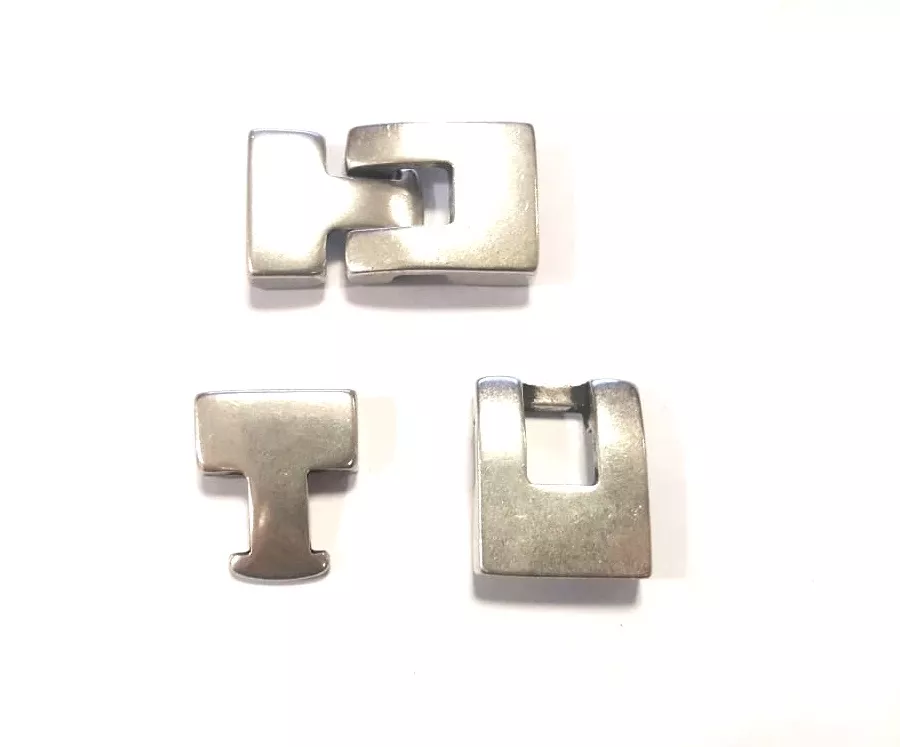 Fermoir crochet 15mm en zamac