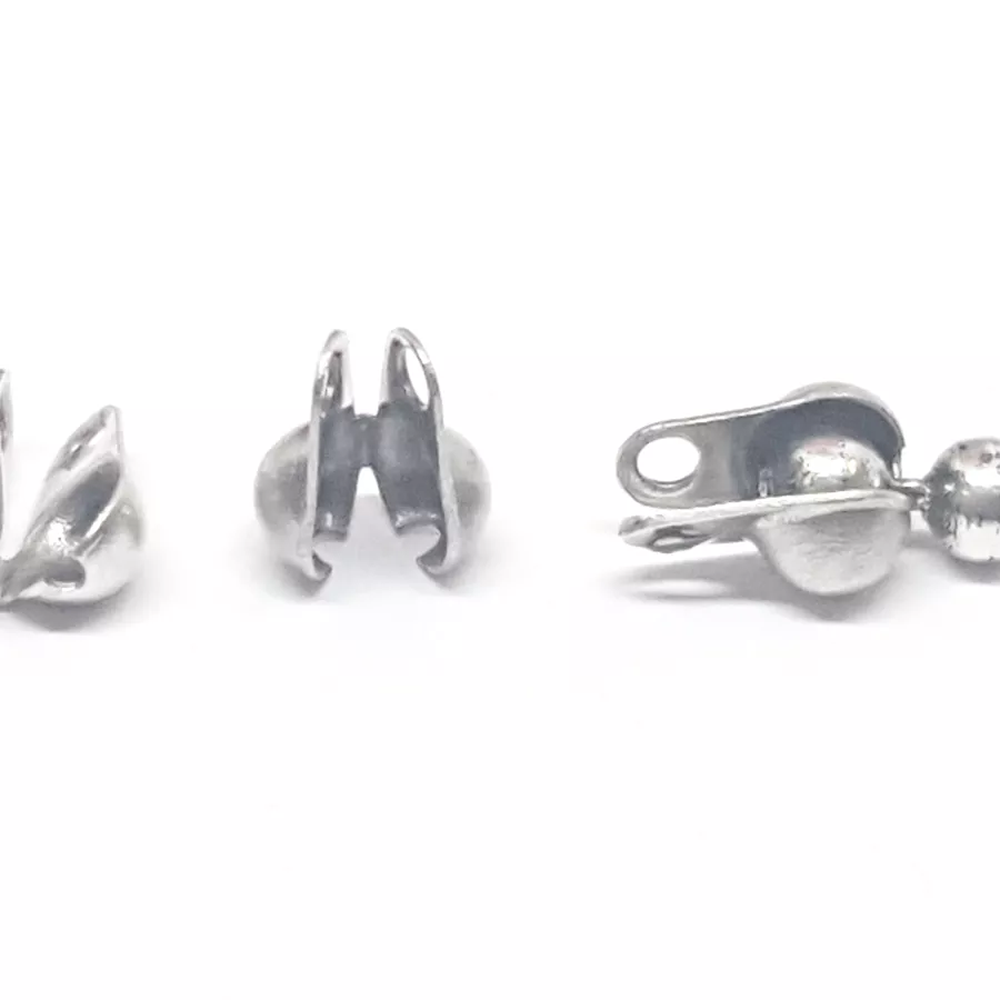 embout de finition escargot pour chaîne bille 