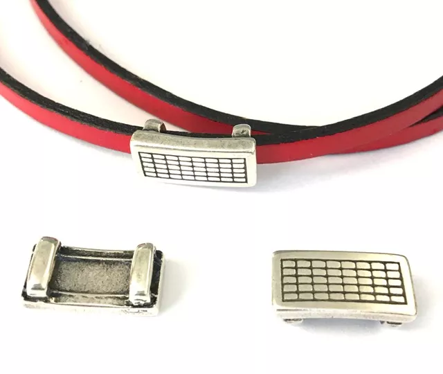 Passant 5mm rectangle avec motif