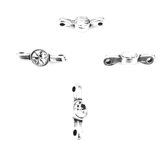 Intercalaire avec strass pour bijoux minimalistes.