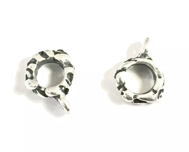 Accroche breloque pour cuir rond 5mm