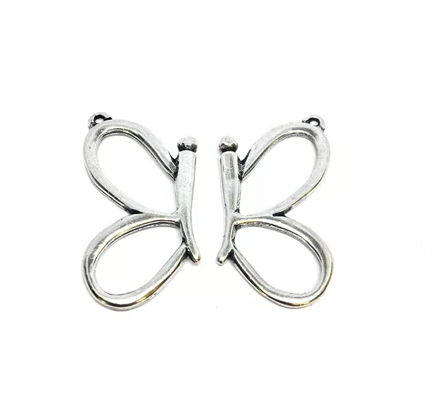 demi papillon en pendant