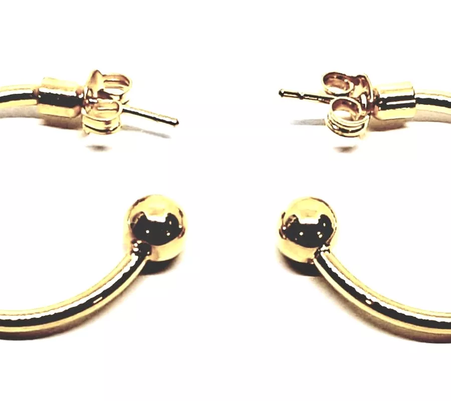 Boucles d'oreilles créoles doré