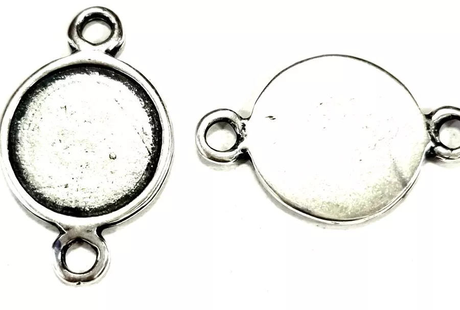 Intercalaire avec deux anneaux pour fimo