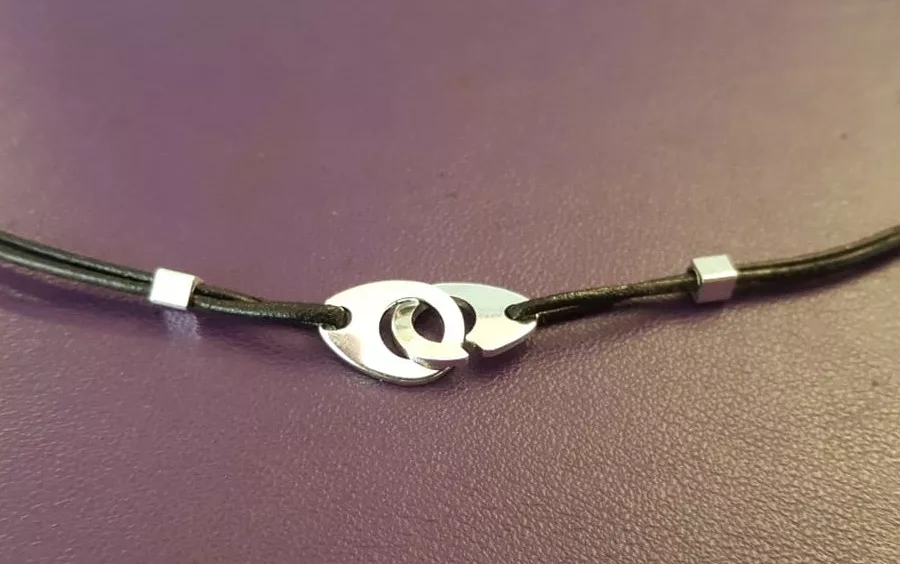 Fermoirs  menottes en laiton plaqués en France  12,5 x 9,5mm