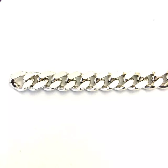 Chaîne gourmette grande taille, par 20cm