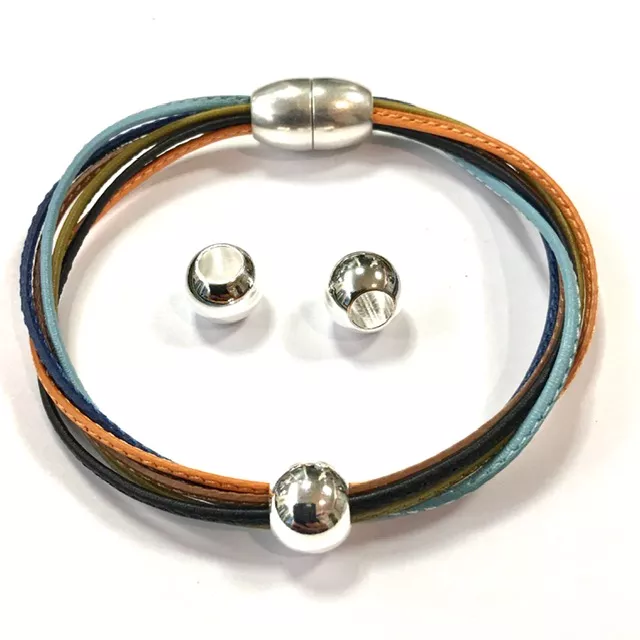 Perles en laiton 10mm diamètre externe gros trou interne 5mm