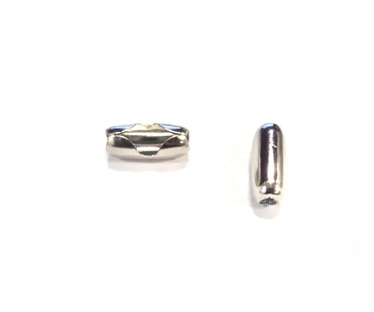 Fermoir en acier pour chaine 3mm bille
