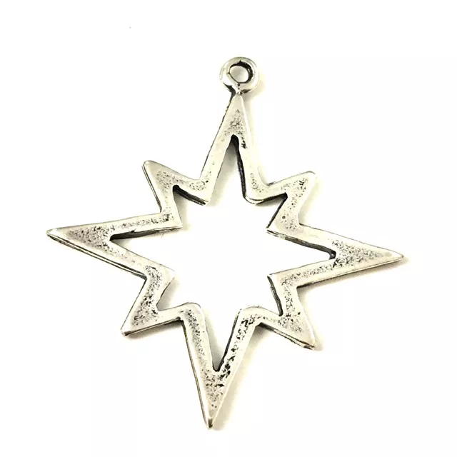 pendant étoile à 8 pointes