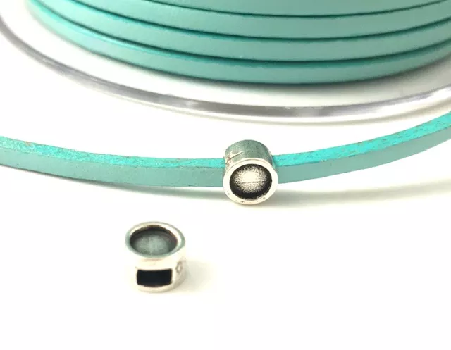 Passant 3mm à coller cuir, fimo, strass