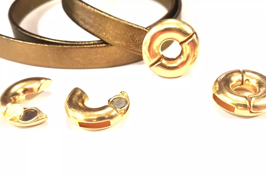 Fermoir boué 10mm doré