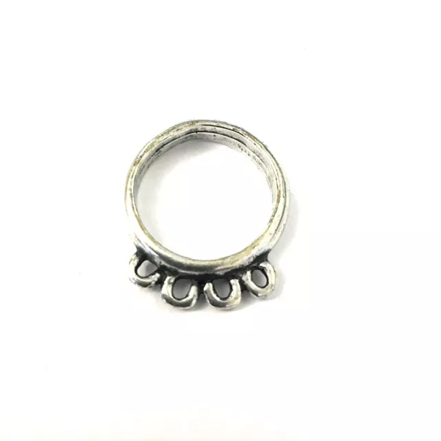 Bague en zamac avec 4 anneaux