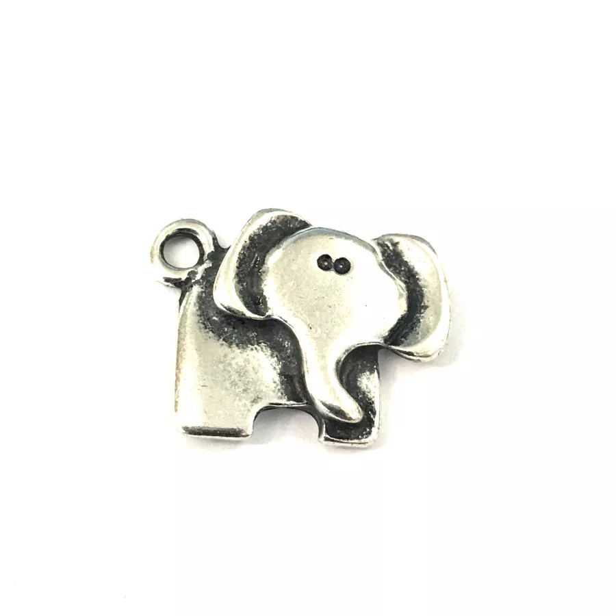 Pendant éléphant 12.4 x 14.3 mm