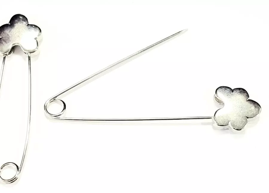 Epingles avec nuage en laiton