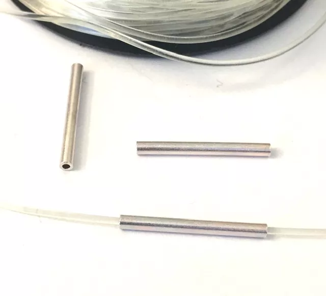 Tube en laiton 20x 2mm trou : 0.9mm plaqué 10 microns en France.