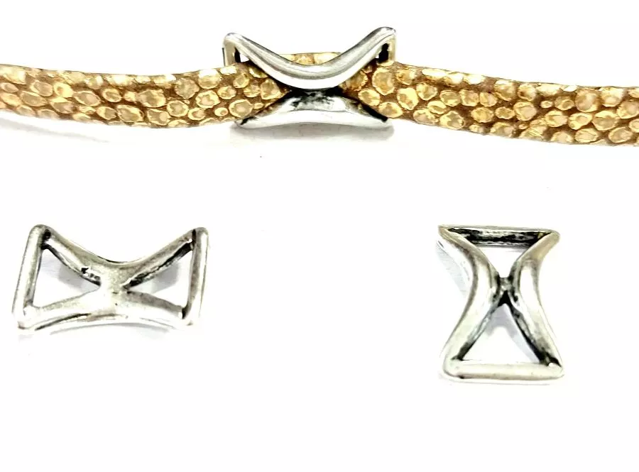 Passant noeud papillon pour cuir plat 5mm