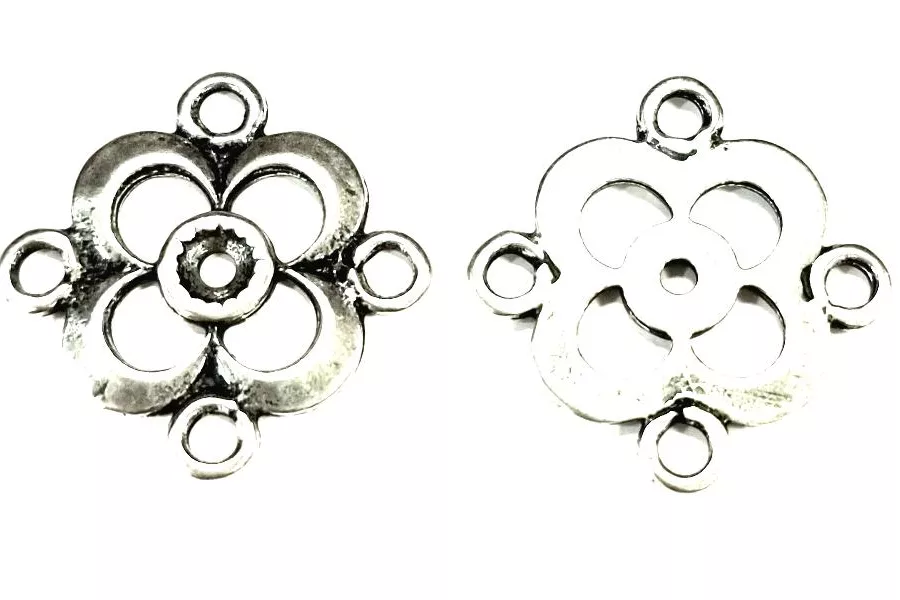 Intercalaire fleur avec 4 anneaux