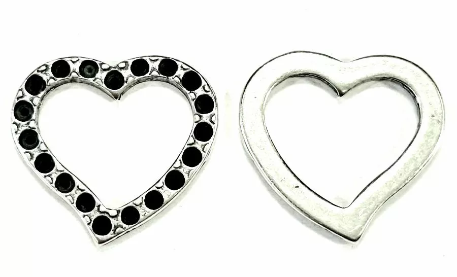 Intercalaire coeur pour coller strass