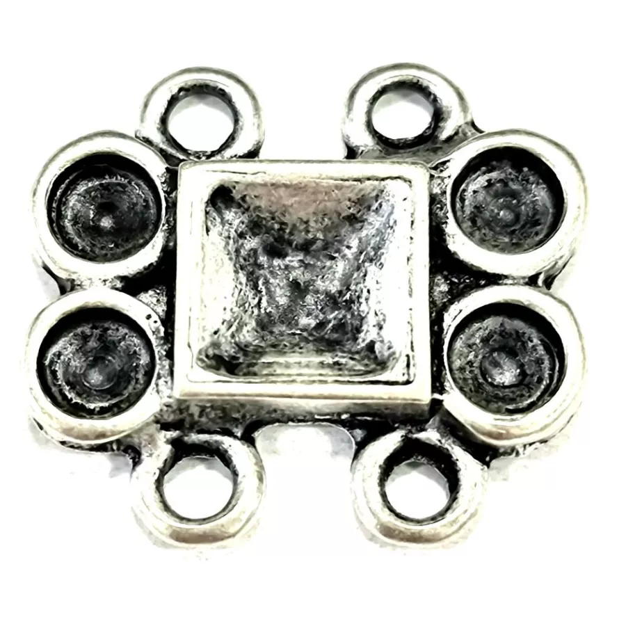 Intercalaire 4 anneaux pour coller cabochon