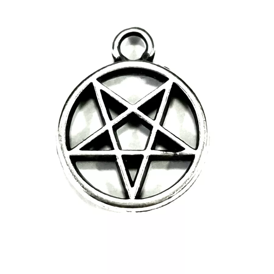 Pendant pentacle inversé