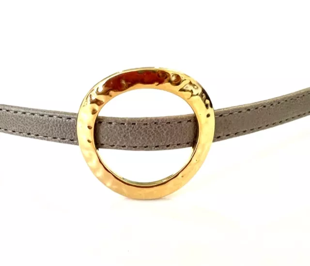 2 Passants 10mm en forme de cercle doré