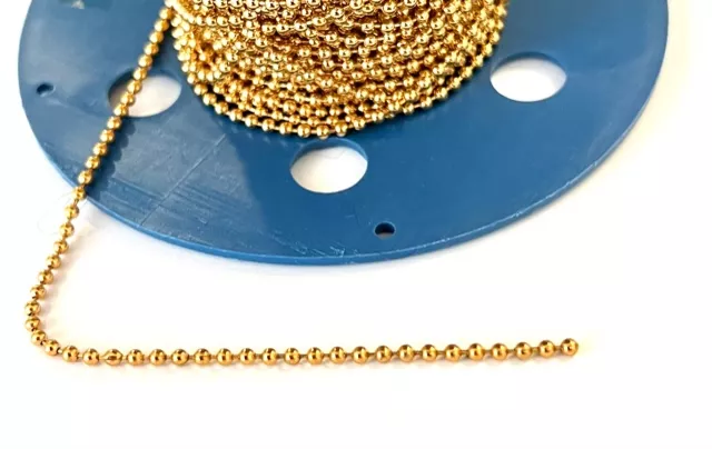 Chaine boule laiton doré 2.3mm