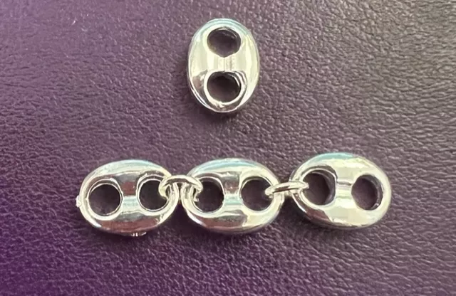 Grain de café petit modèle 10 x 7mm  plaqué 10 microns en France