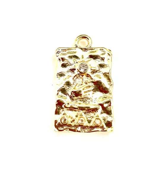 Pendant en laiton fonte doré à l'or fin