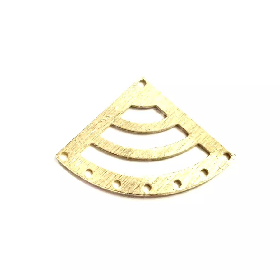 Pendant laiton plaqué OR 1 micron FR