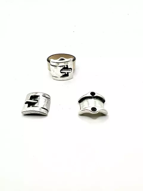 BAGUE AVEC CUIR 10MM